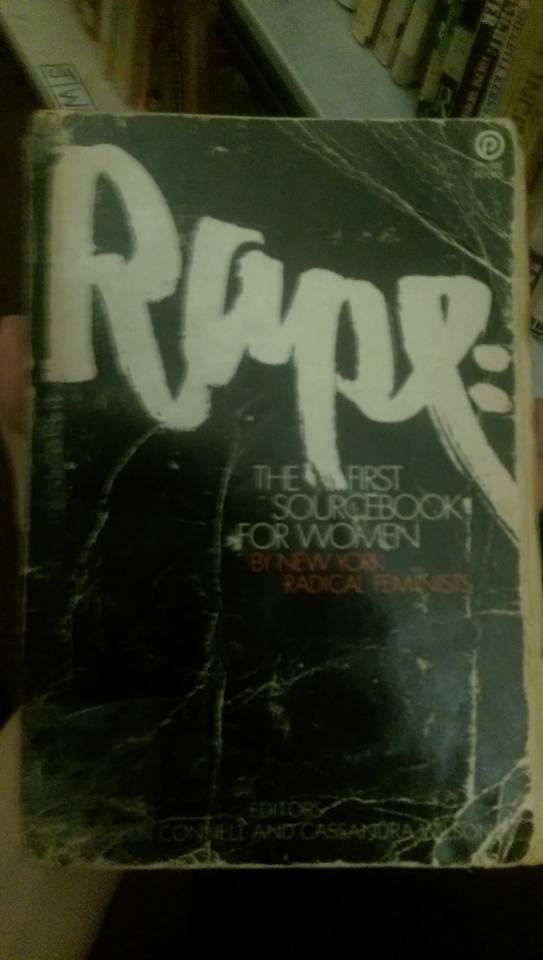 Cover of book called Rape: The First Sourcebook for Women