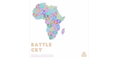 A map of Africa with text on the side: Battle Cry